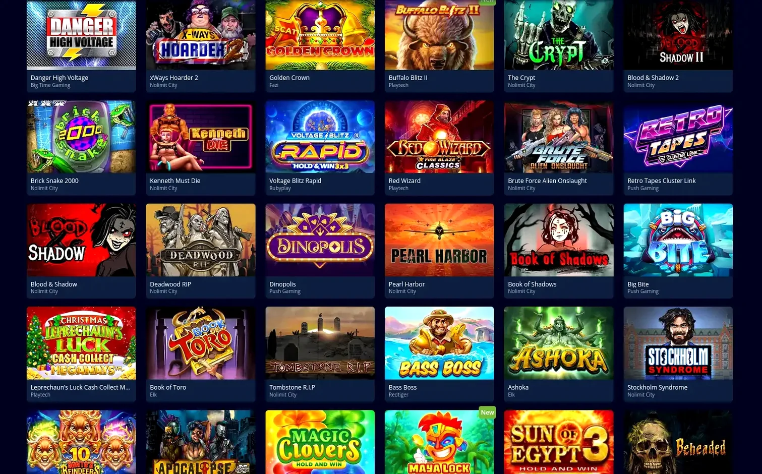 Captaincooks Casino Übersicht